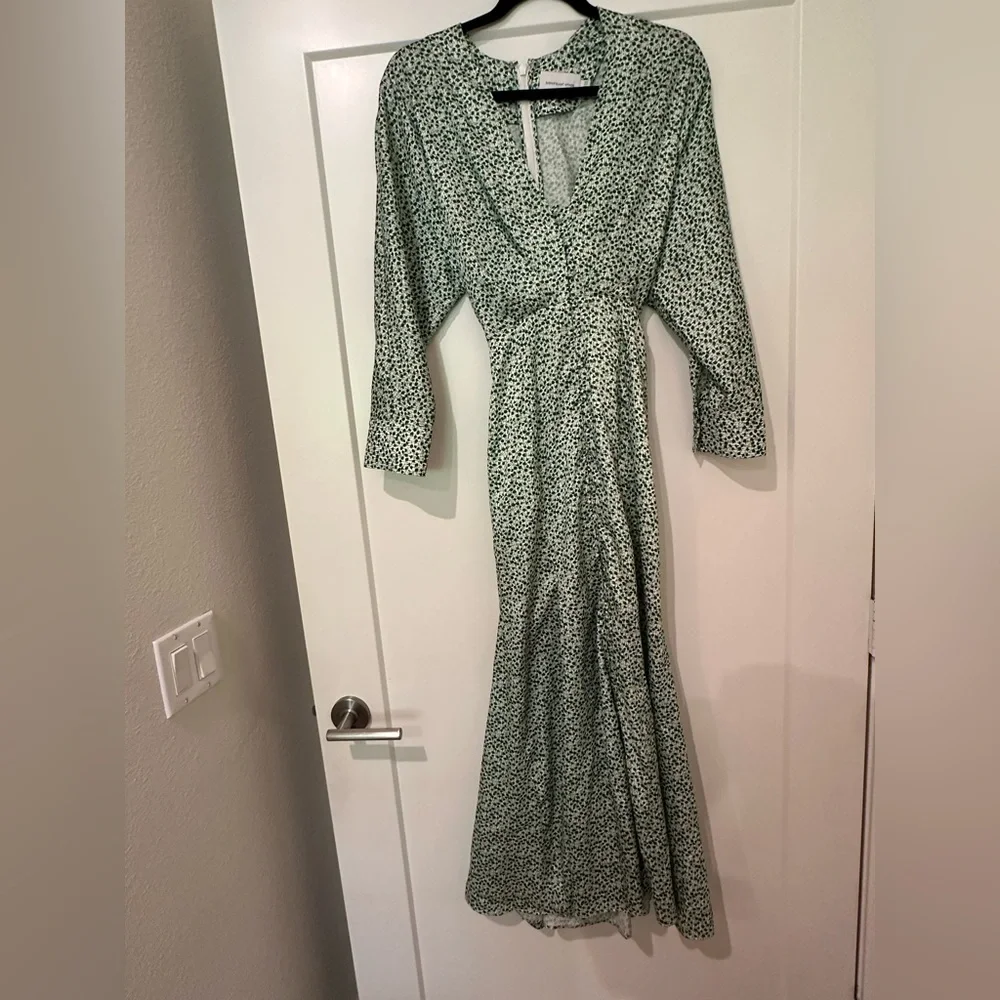 Significant Other Green Floral Maxi Dress - Picture 1 of 10